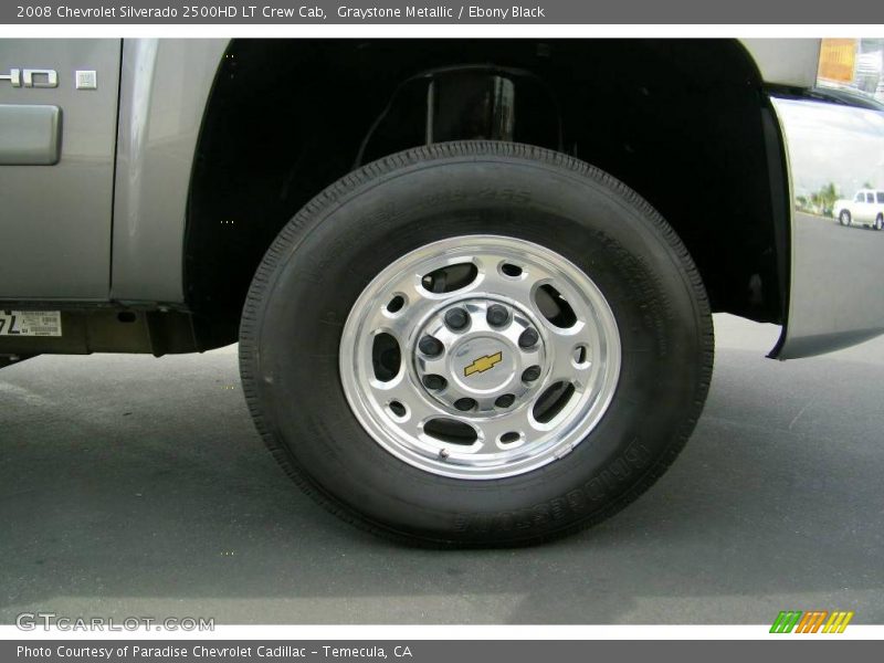 Graystone Metallic / Ebony Black 2008 Chevrolet Silverado 2500HD LT Crew Cab