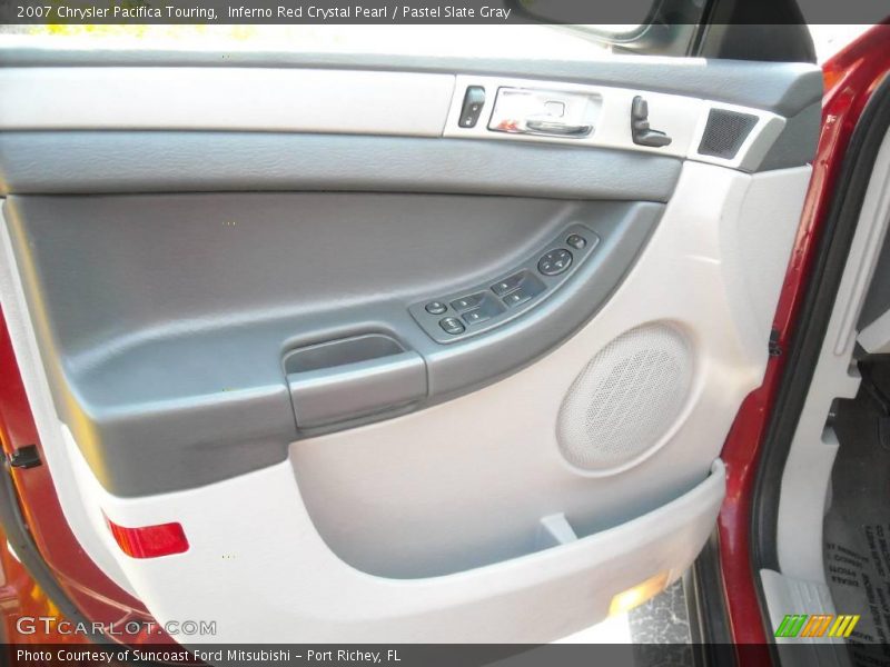 Inferno Red Crystal Pearl / Pastel Slate Gray 2007 Chrysler Pacifica Touring