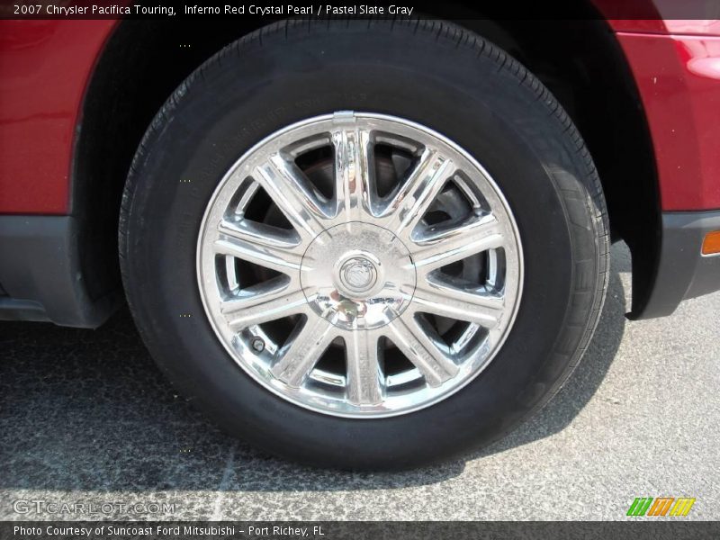 Inferno Red Crystal Pearl / Pastel Slate Gray 2007 Chrysler Pacifica Touring