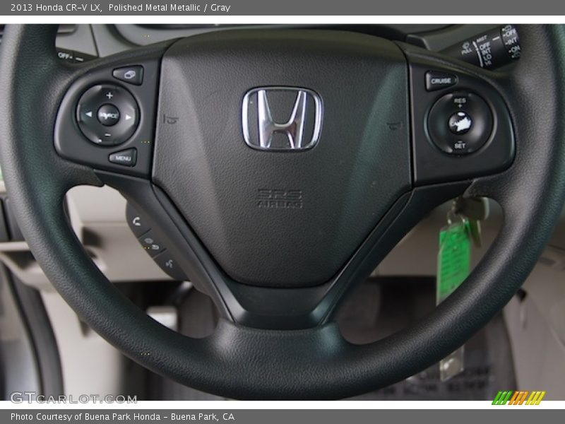 Polished Metal Metallic / Gray 2013 Honda CR-V LX