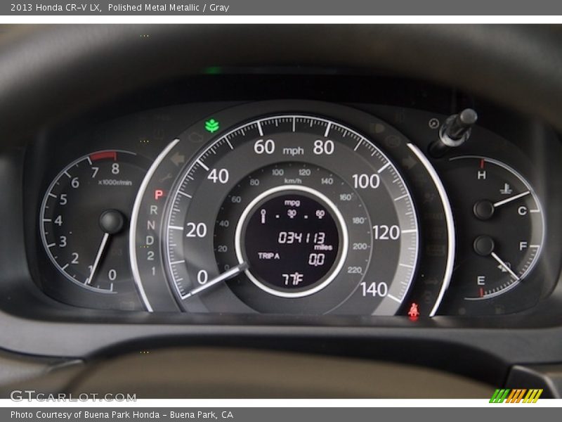 Polished Metal Metallic / Gray 2013 Honda CR-V LX