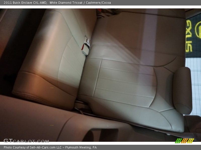 White Diamond Tricoat / Cashmere/Cocoa 2011 Buick Enclave CXL AWD