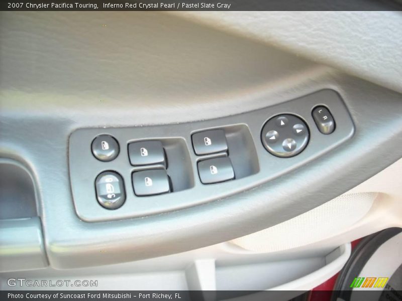 Inferno Red Crystal Pearl / Pastel Slate Gray 2007 Chrysler Pacifica Touring