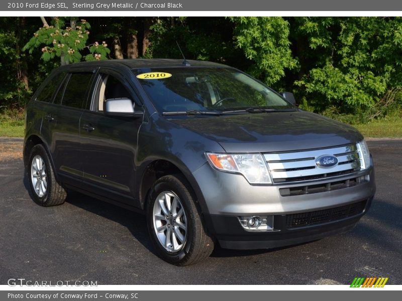 Sterling Grey Metallic / Charcoal Black 2010 Ford Edge SEL