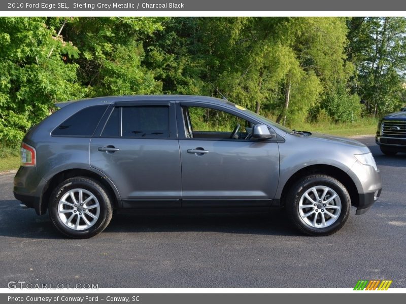 Sterling Grey Metallic / Charcoal Black 2010 Ford Edge SEL