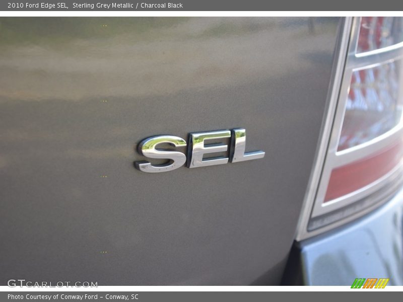 Sterling Grey Metallic / Charcoal Black 2010 Ford Edge SEL