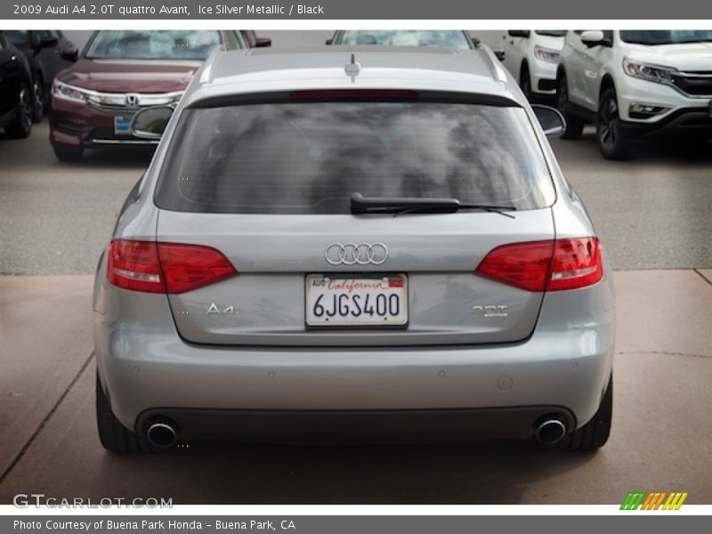 Ice Silver Metallic / Black 2009 Audi A4 2.0T quattro Avant
