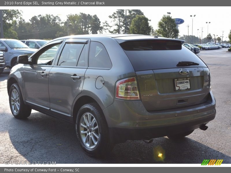 Sterling Grey Metallic / Charcoal Black 2010 Ford Edge SEL