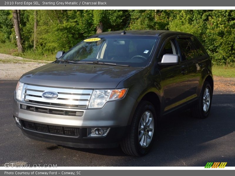 Sterling Grey Metallic / Charcoal Black 2010 Ford Edge SEL