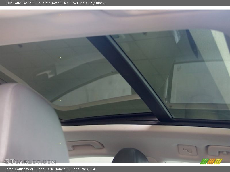 Ice Silver Metallic / Black 2009 Audi A4 2.0T quattro Avant
