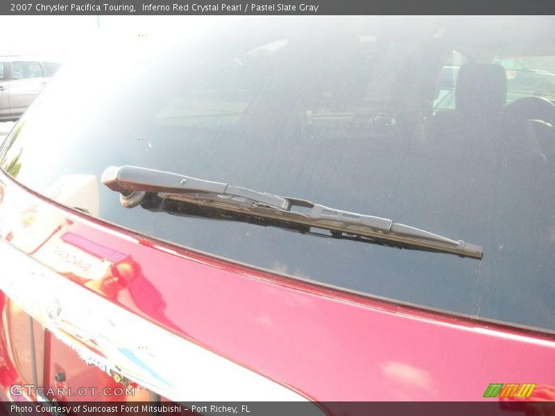 Inferno Red Crystal Pearl / Pastel Slate Gray 2007 Chrysler Pacifica Touring