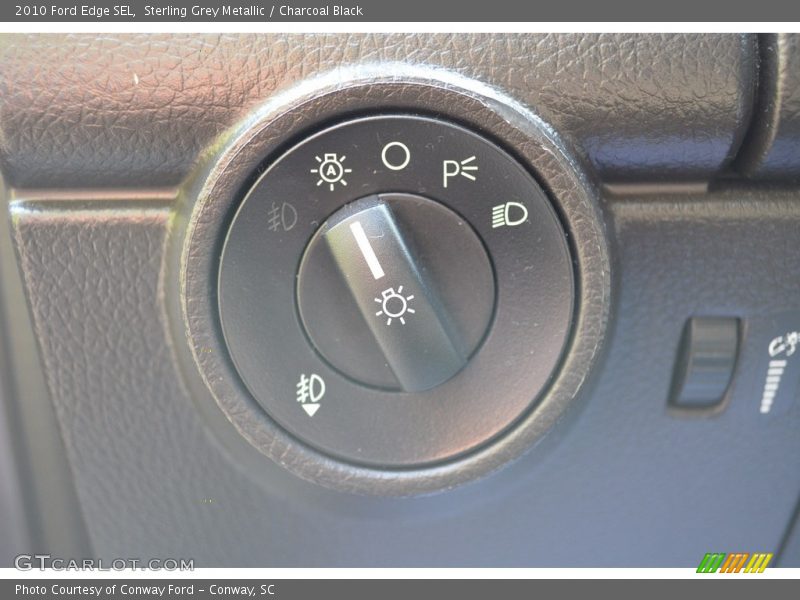Sterling Grey Metallic / Charcoal Black 2010 Ford Edge SEL