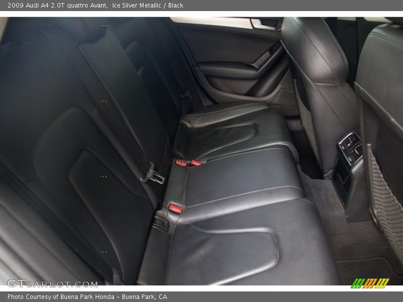 Ice Silver Metallic / Black 2009 Audi A4 2.0T quattro Avant