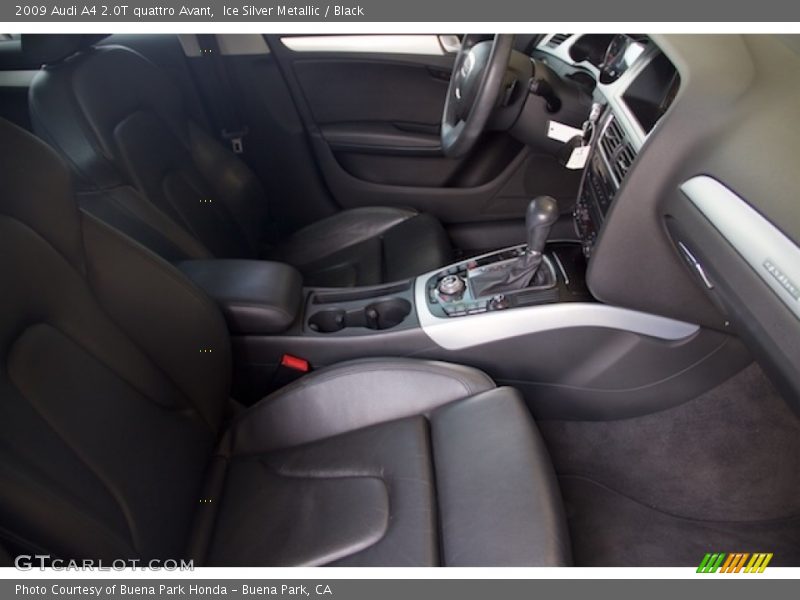 Ice Silver Metallic / Black 2009 Audi A4 2.0T quattro Avant