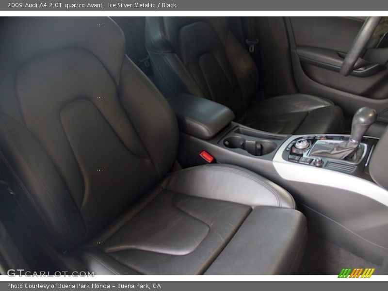 Ice Silver Metallic / Black 2009 Audi A4 2.0T quattro Avant