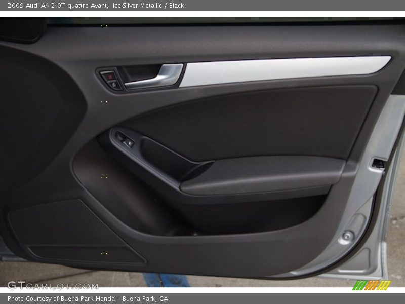 Ice Silver Metallic / Black 2009 Audi A4 2.0T quattro Avant