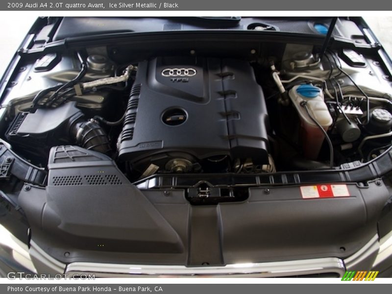 Ice Silver Metallic / Black 2009 Audi A4 2.0T quattro Avant