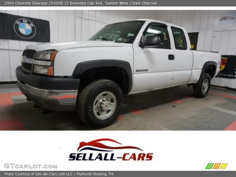 Summit White / Dark Charcoal 2004 Chevrolet Silverado 2500HD LT Extended Cab 4x4
