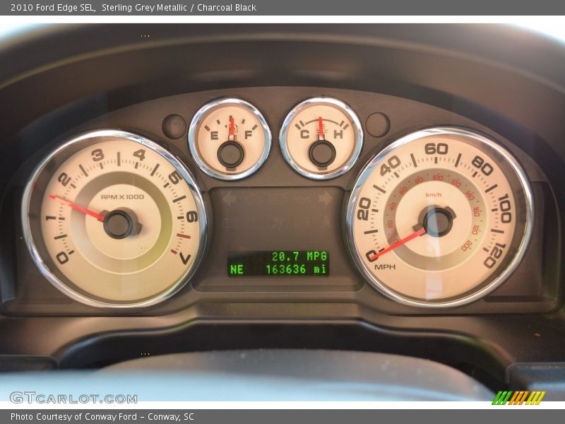 Sterling Grey Metallic / Charcoal Black 2010 Ford Edge SEL