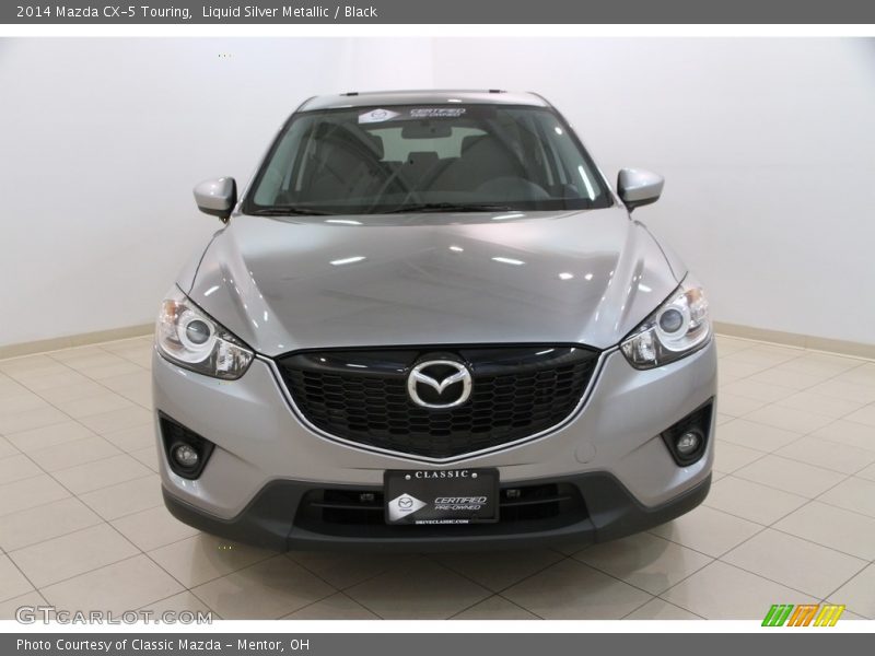 Liquid Silver Metallic / Black 2014 Mazda CX-5 Touring