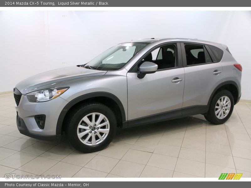 Liquid Silver Metallic / Black 2014 Mazda CX-5 Touring