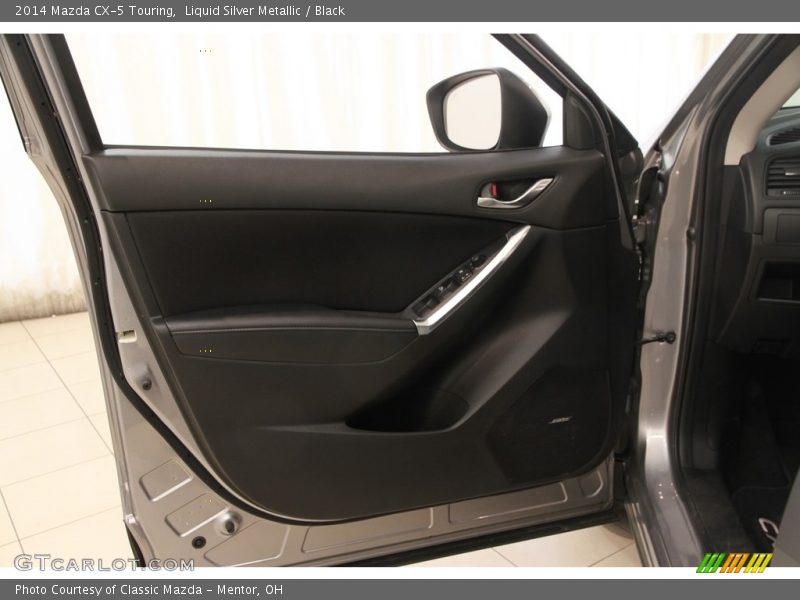 Liquid Silver Metallic / Black 2014 Mazda CX-5 Touring