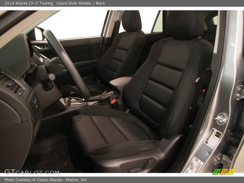 Liquid Silver Metallic / Black 2014 Mazda CX-5 Touring