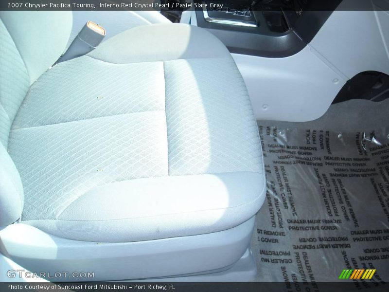 Inferno Red Crystal Pearl / Pastel Slate Gray 2007 Chrysler Pacifica Touring