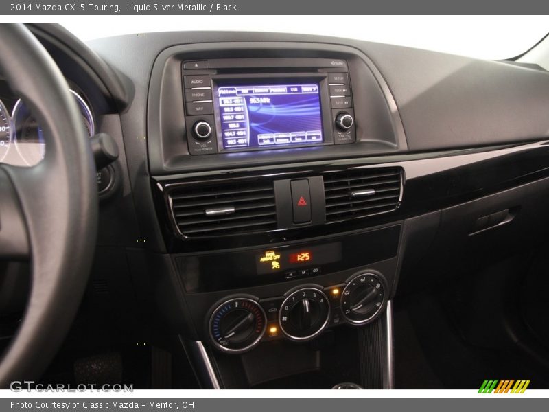 Liquid Silver Metallic / Black 2014 Mazda CX-5 Touring