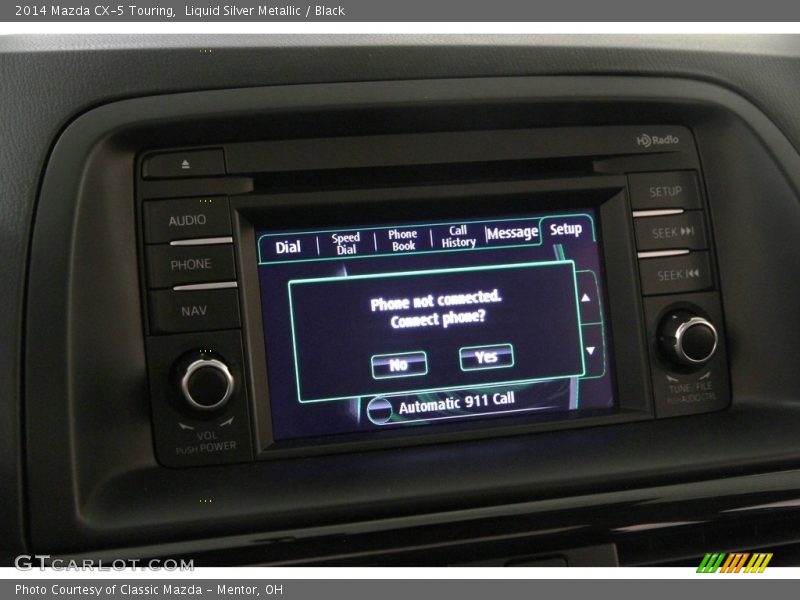 Liquid Silver Metallic / Black 2014 Mazda CX-5 Touring