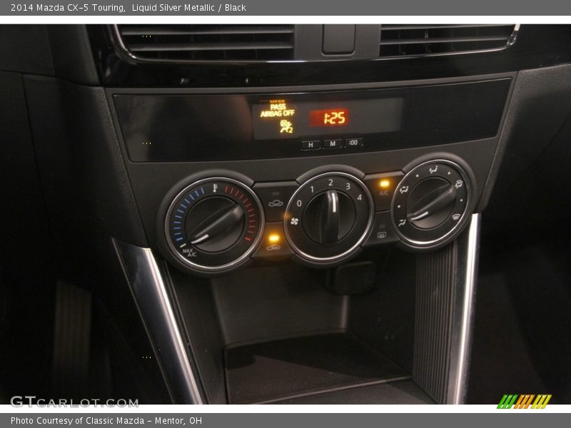 Liquid Silver Metallic / Black 2014 Mazda CX-5 Touring
