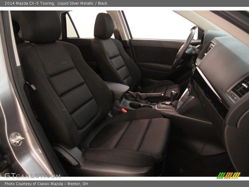 Liquid Silver Metallic / Black 2014 Mazda CX-5 Touring