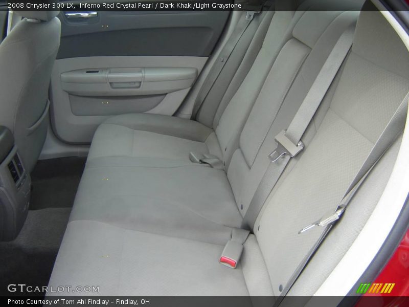 Inferno Red Crystal Pearl / Dark Khaki/Light Graystone 2008 Chrysler 300 LX