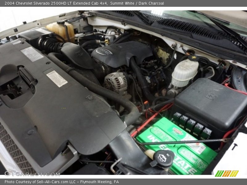 Summit White / Dark Charcoal 2004 Chevrolet Silverado 2500HD LT Extended Cab 4x4