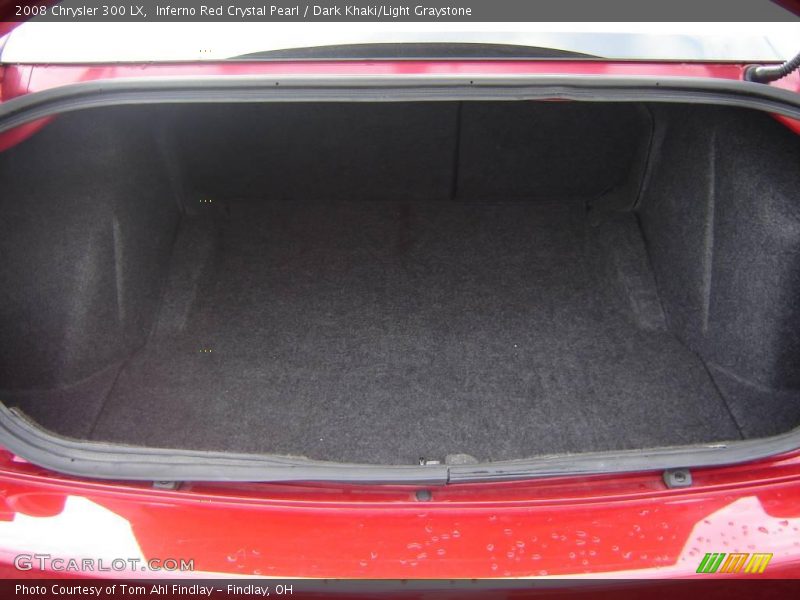 Inferno Red Crystal Pearl / Dark Khaki/Light Graystone 2008 Chrysler 300 LX