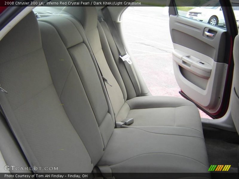 Inferno Red Crystal Pearl / Dark Khaki/Light Graystone 2008 Chrysler 300 LX