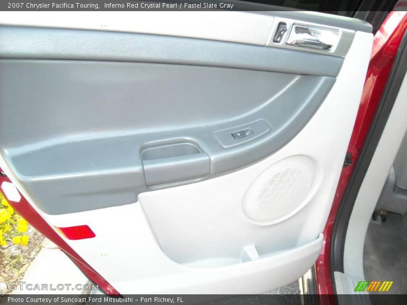 Inferno Red Crystal Pearl / Pastel Slate Gray 2007 Chrysler Pacifica Touring