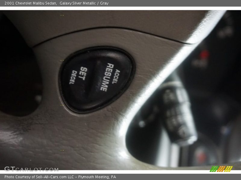 Galaxy Silver Metallic / Gray 2001 Chevrolet Malibu Sedan