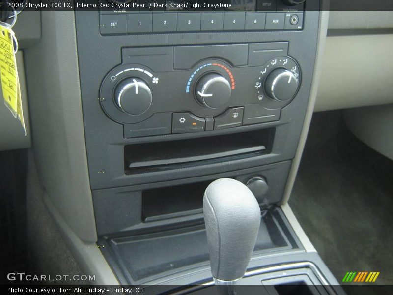 Inferno Red Crystal Pearl / Dark Khaki/Light Graystone 2008 Chrysler 300 LX