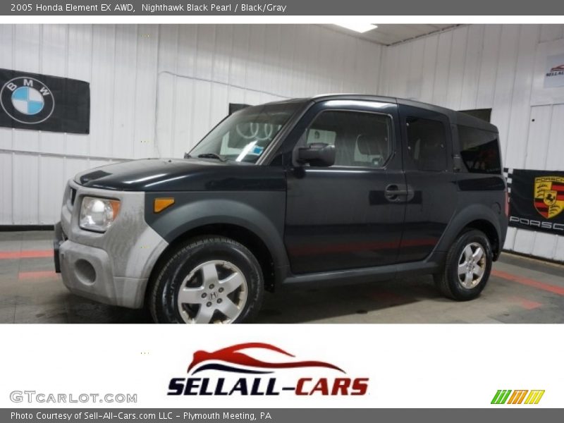 Nighthawk Black Pearl / Black/Gray 2005 Honda Element EX AWD