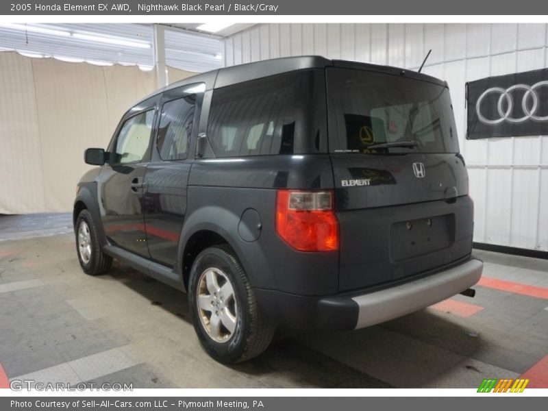 Nighthawk Black Pearl / Black/Gray 2005 Honda Element EX AWD