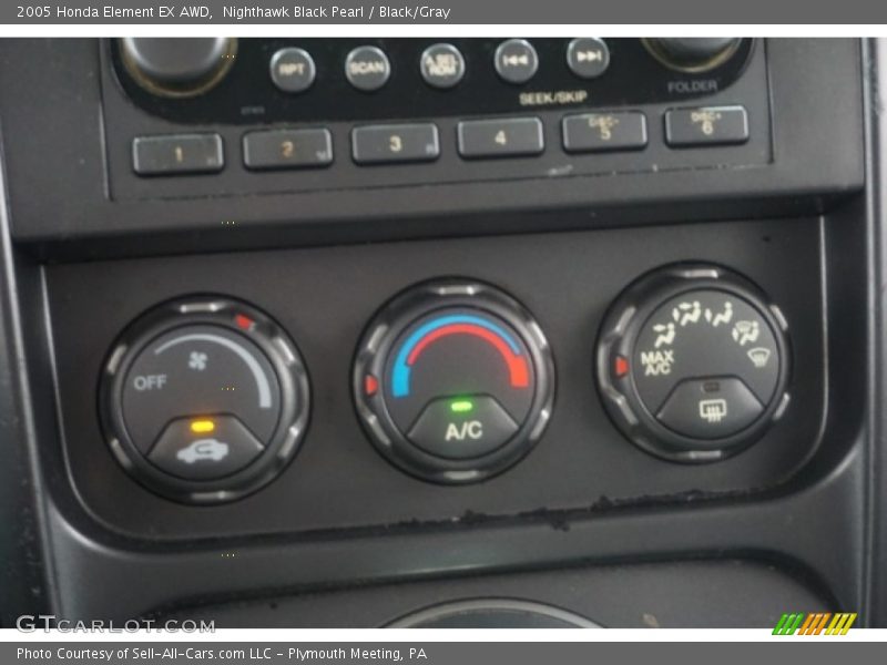 Nighthawk Black Pearl / Black/Gray 2005 Honda Element EX AWD
