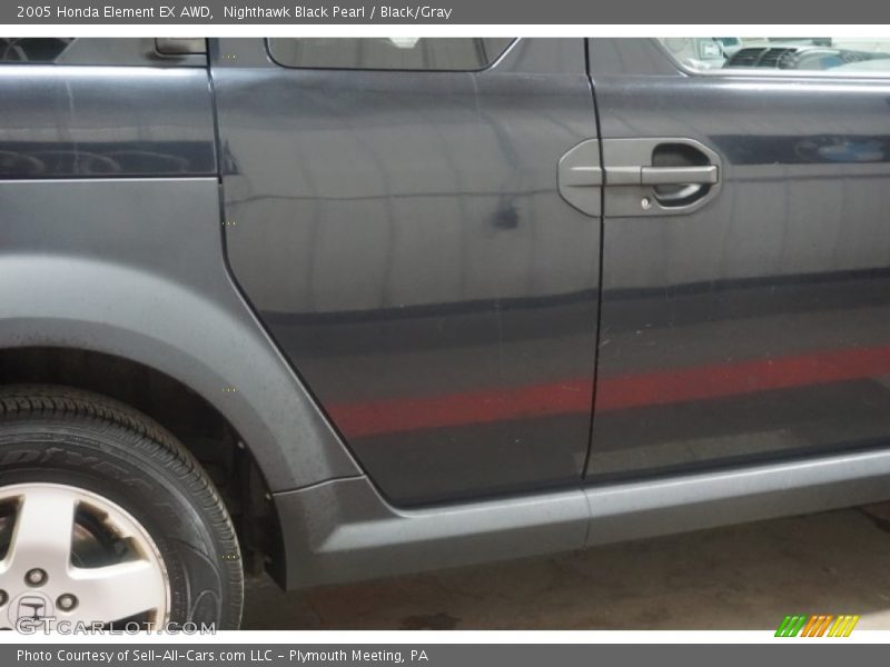 Nighthawk Black Pearl / Black/Gray 2005 Honda Element EX AWD