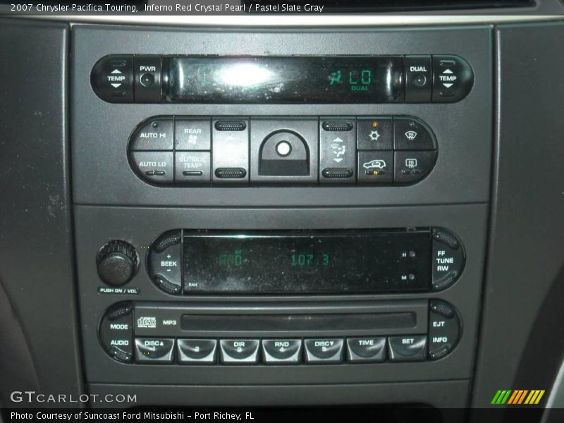 Inferno Red Crystal Pearl / Pastel Slate Gray 2007 Chrysler Pacifica Touring