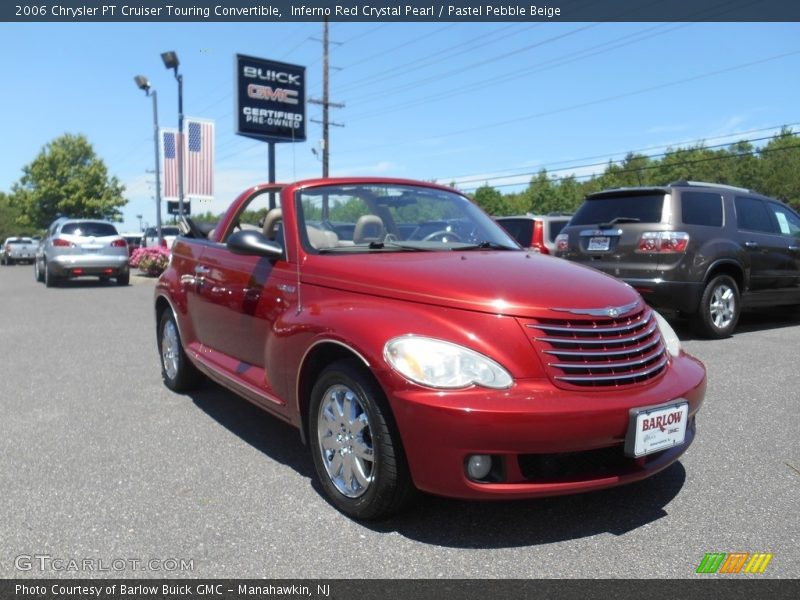 Inferno Red Crystal Pearl / Pastel Pebble Beige 2006 Chrysler PT Cruiser Touring Convertible