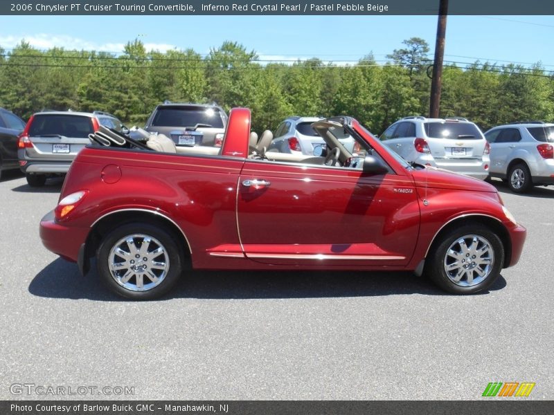 Inferno Red Crystal Pearl / Pastel Pebble Beige 2006 Chrysler PT Cruiser Touring Convertible