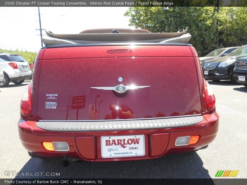 Inferno Red Crystal Pearl / Pastel Pebble Beige 2006 Chrysler PT Cruiser Touring Convertible