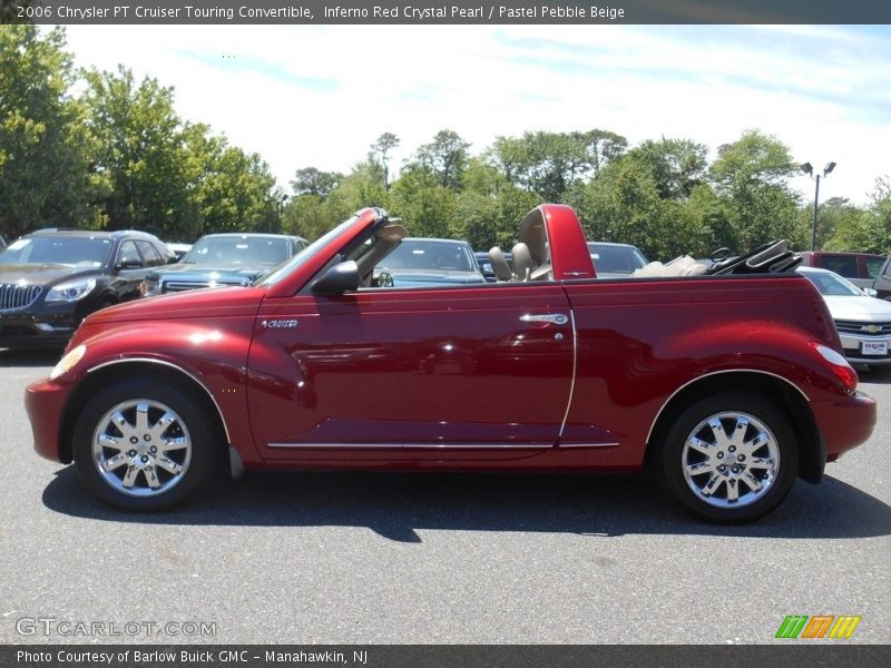 Inferno Red Crystal Pearl / Pastel Pebble Beige 2006 Chrysler PT Cruiser Touring Convertible