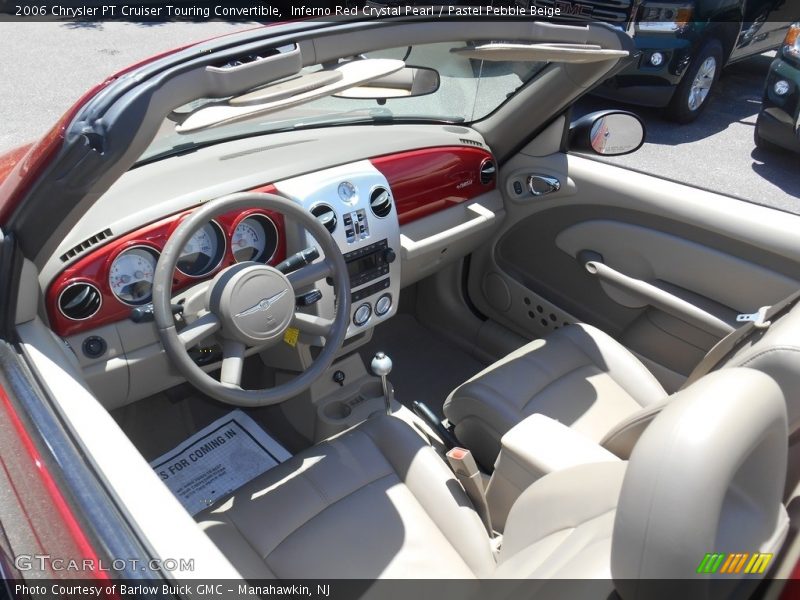 Inferno Red Crystal Pearl / Pastel Pebble Beige 2006 Chrysler PT Cruiser Touring Convertible