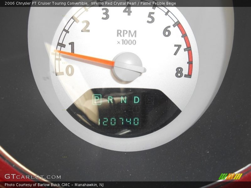 Inferno Red Crystal Pearl / Pastel Pebble Beige 2006 Chrysler PT Cruiser Touring Convertible